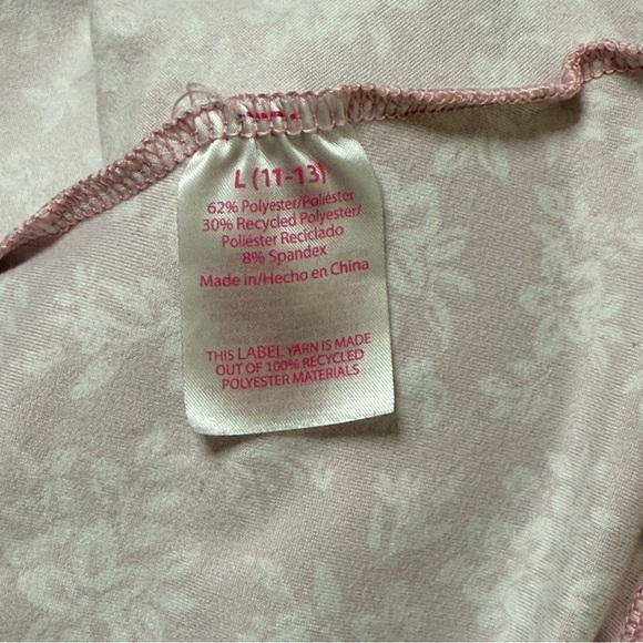 Pink Ditsy Floral Button Front Mini Dress Cottagecore Coquette Bow Ruffle L - Picture 6 of 7